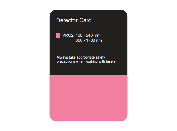 Infrared Detector Card 800 - 1700 nm